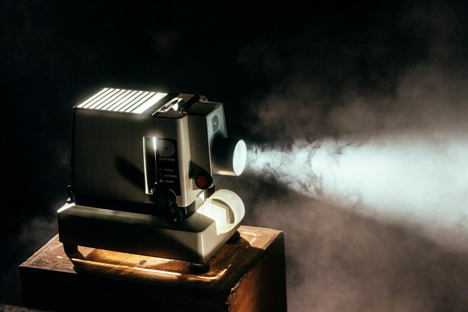 Film projector beam